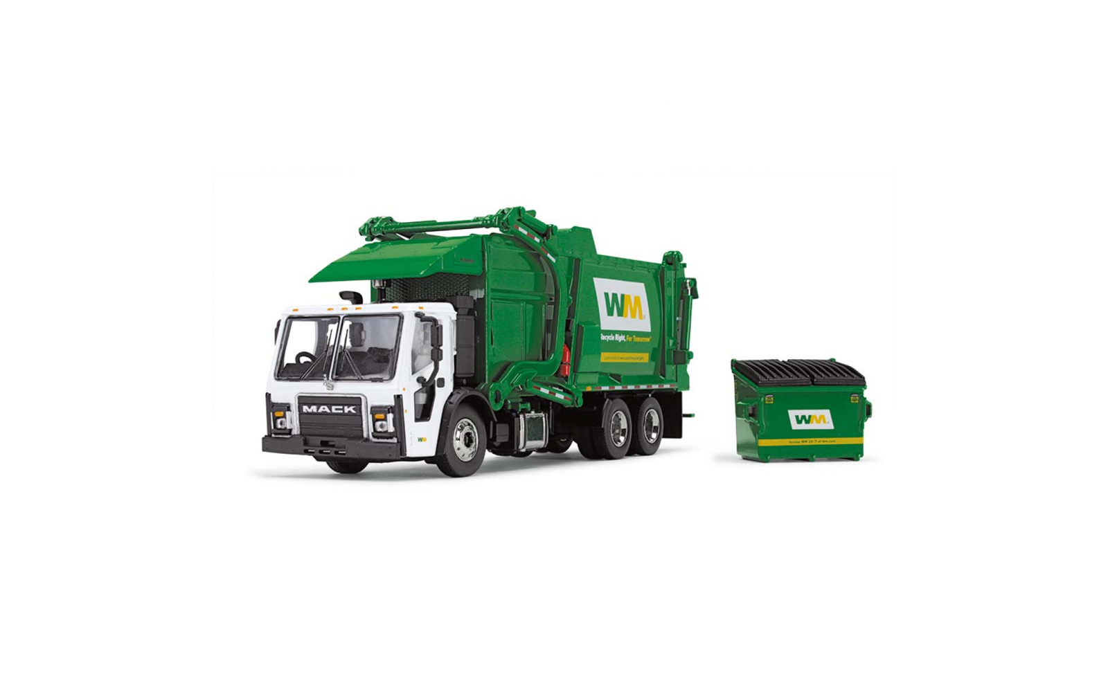 First Gear Mack LR with McNeilus Meridian Front Load Refuse Truck and ...
